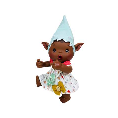 Jocuri si articole copii - Papusa fetita afro Nines D'Onil, Colectia Duendy, cu miros de vanilie, 24 cm