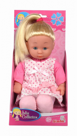 Jocuri si articole copii - Papusa Soft 30cm cu Hăinuțe Roz 