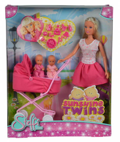 PAPUSA STEFFI CU CARUCIOR SI GEMENI [2]