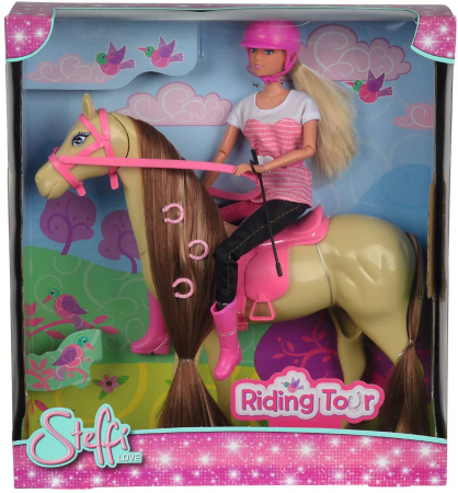 Papusi & accesorii - Papusa steffi la ora de echitatie