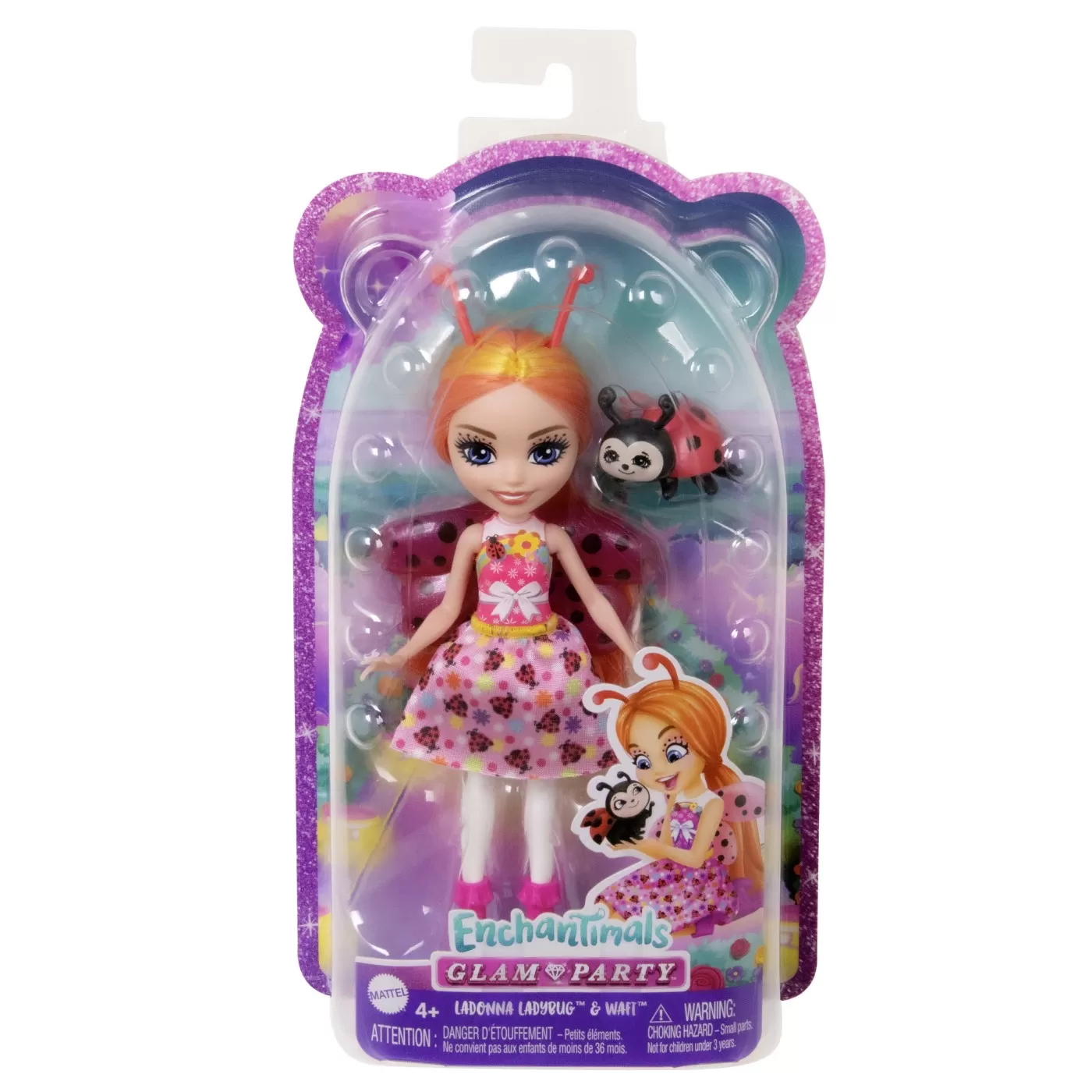 Papusi & accesorii - Papusa Waft si animalutul Ladonna Ladybug Enchantimals