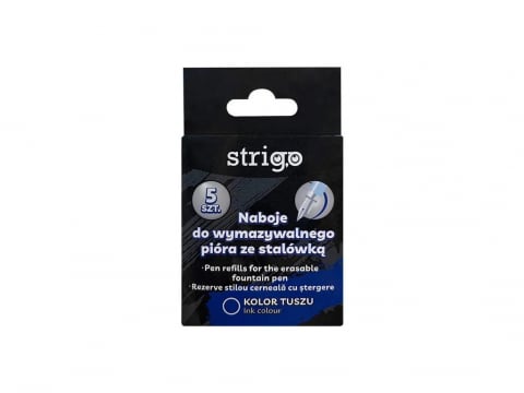 Patron Strigo cu cerneală albastră cu ștergere prin frictiune 5 bucat/set