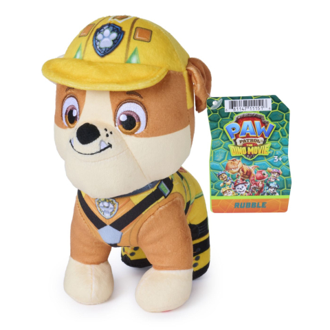 Jucării pentru fete - PATRULA CATELUSILOR FILMUL CU DINOZAURI PUP PALS FIGURINA DE PLUS RUBBLE