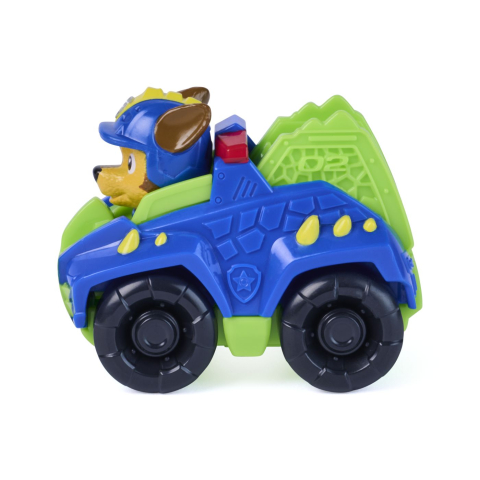 PATRULA CATELUSILOR FILMUL CU DINOZAURI PUP SQUAD RACERS VEHICUL CU FIGURINA CHASE 6.5CM [3]