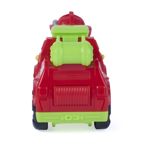 PATRULA CATELUSILOR FILMUL CU DINOZAURI PUP SQUAD RACERS VEHICUL CU FIGURINA MARSHALL 6.5CM [4]