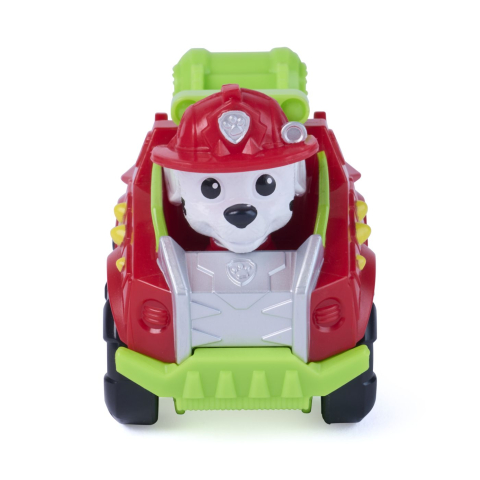 PATRULA CATELUSILOR FILMUL CU DINOZAURI PUP SQUAD RACERS VEHICUL CU FIGURINA MARSHALL 6.5CM [1]