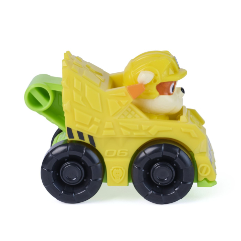 PATRULA CATELUSILOR FILMUL CU DINOZAURI PUP SQUAD RACERS VEHICUL CU FIGURINA RUBBLE 6.5CM [2]