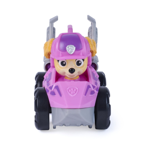 PATRULA CATELUSILOR FILMUL CU DINOZAURI PUP SQUAD RACERS VEHICUL CU FIGURINA SKYE 6.5CM [1]