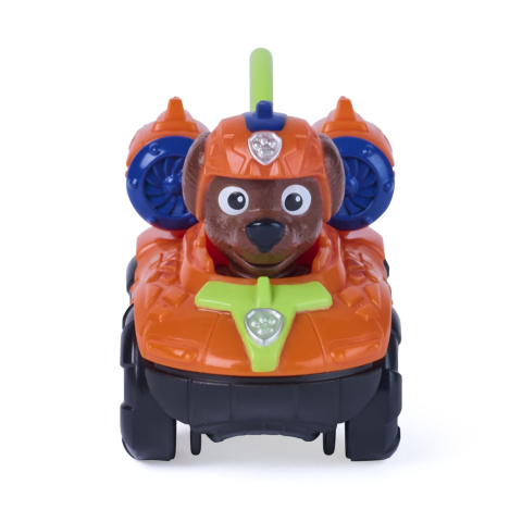 PATRULA CATELUSILOR FILMUL CU DINOZAURI PUP SQUAD RACERS VEHICUL CU FIGURINA ZUMA 6.5CM [1]