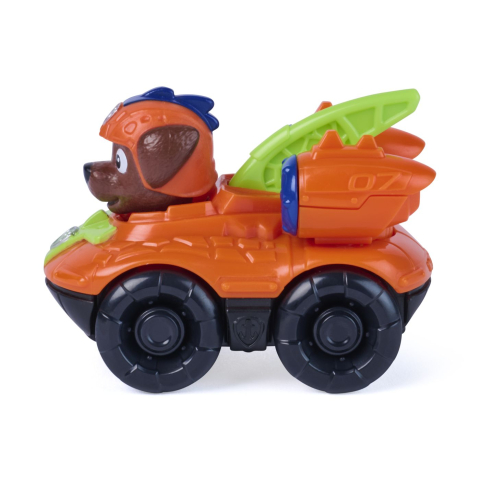 PATRULA CATELUSILOR FILMUL CU DINOZAURI PUP SQUAD RACERS VEHICUL CU FIGURINA ZUMA 6.5CM [3]