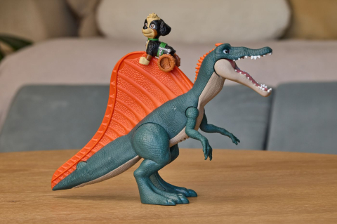PATRULA CATELUSILOR FILMUL CU DINOZAURI SET DE JOACA DINO RISE AND ROLL CU FIGURINA [6]