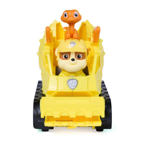 PATRULA CATELUSILOR FILMUL CU DINOZAURI SET DINO VEHICUL BULDOZER CU FIGURINA RUBBLE SI ACCESORII 15CM [5]