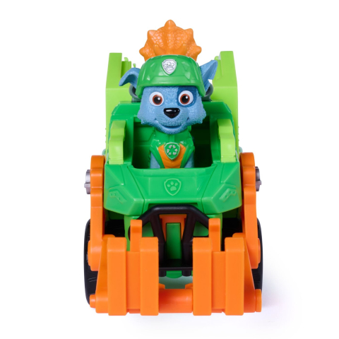 PATRULA CATELUSILOR FILMUL CU DINOZAURI SET DINO VEHICUL CAMION DE RECICLARE CU FIGURINA ROCKY SI ACCESORII 15CM [3]