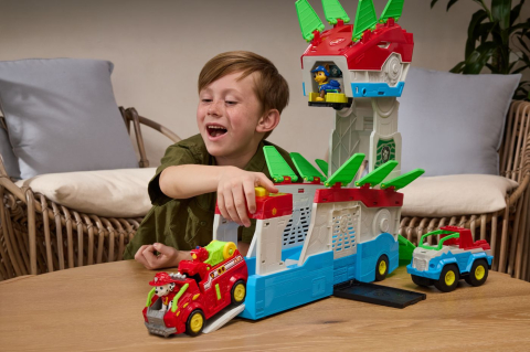 PATRULA CATELUSILOR FILMUL CU DINOZAURI SET SEDIU MOBIL DINO CU FIGURINA SI ACCESORII [4]