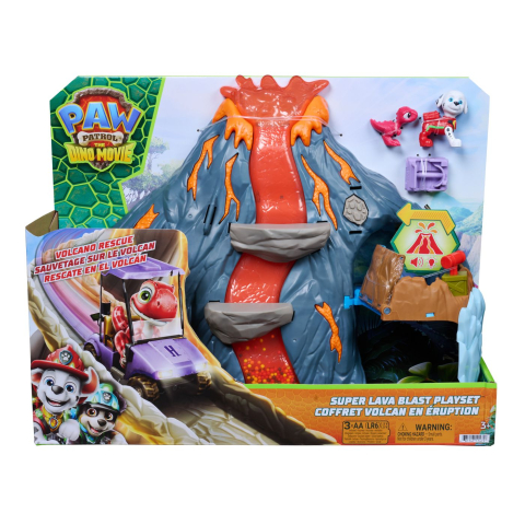 Jucarii de rol - PATRULA CATELUSILOR FILMUL CU DINOZAURI SET SUPER EXPLOZIE DE LAVA