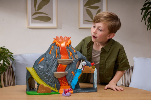 PATRULA CATELUSILOR FILMUL CU DINOZAURI SET SUPER EXPLOZIE DE LAVA [3]