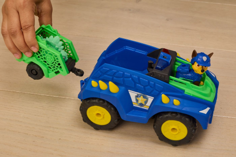 PATRULA CATELUSILOR FILMUL CU DINOZAURI SET VEHICUL DINO RC CU TELECOMANDA FIGURINA CHASE SI ACCESORII [7]