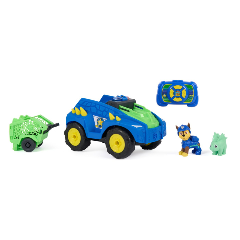 PATRULA CATELUSILOR FILMUL CU DINOZAURI SET VEHICUL DINO RC CU TELECOMANDA FIGURINA CHASE SI ACCESORII [2]