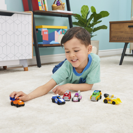 Pachet Cadou Patrula Cățelușilor cu 6 Mașinuțe Metalice  [4]