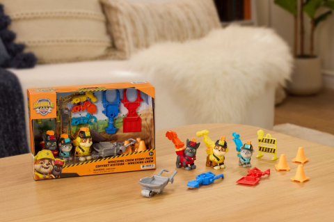 PATRULA CATELUSILOR RUBBLE SI ECHIPA SET DE POVESTE WRECKING CREW [1]