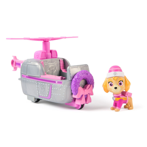 PATRULA CATELUSILOR VEHICUL SI FIGURINA SKYE CU ACCESORII DE CRACIUN [1]