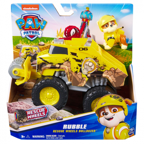 Jocuri si articole copii - PATRULA CATELUSILOR VEHICUL TEMATIC DE SALVARE RUBBLE