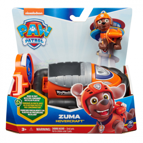 Figurine cu eroi si personaje - Patrula catelusilor-Figurina Zuma cu vehicul de baza eco