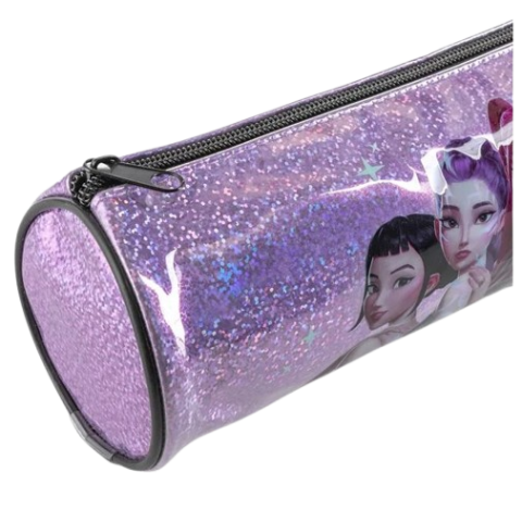 Penar cilindric K-Pop neechipat, mov holografic, Ø8x21 cm [1]