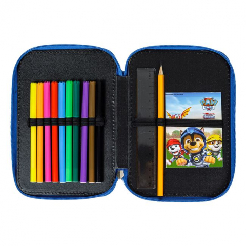 Penar echipat baieti Paw Patrol Rescue,albastru, 26 piese,20x13x4 cm [2]