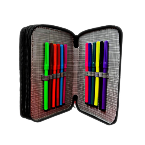 Penar echipat CNX Bufnite, 3 compartimente, diverse culori, 32 de piese incluse [3]