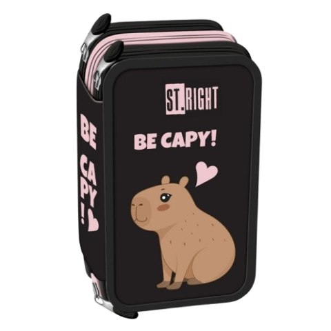 Penare - Penar echipat St.Majewski St. Right Be Capybara cu 3 compartimente