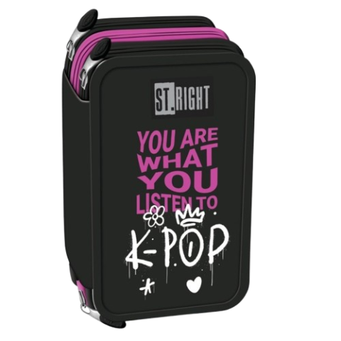 Penare - Penar echipat St.Majewski St. Right K-POP Rhythm cu 3 compartimente