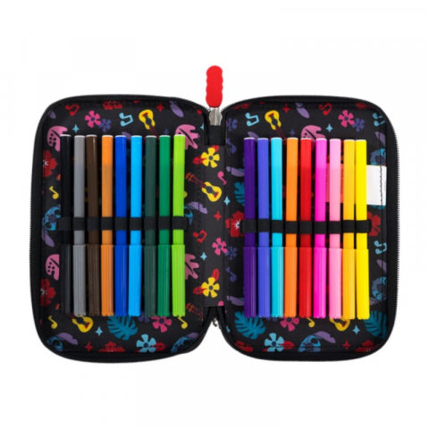 Penar echipat St.Majewski Stitch cu 3 fermoare, negru [4]