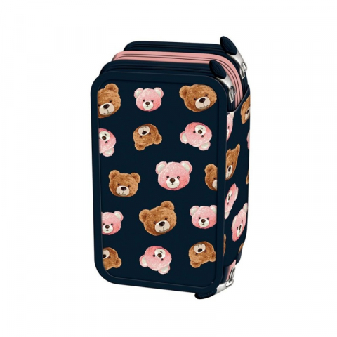 Penar echipat Teddy Bear cu 3 compartimente, 47 piese [1]