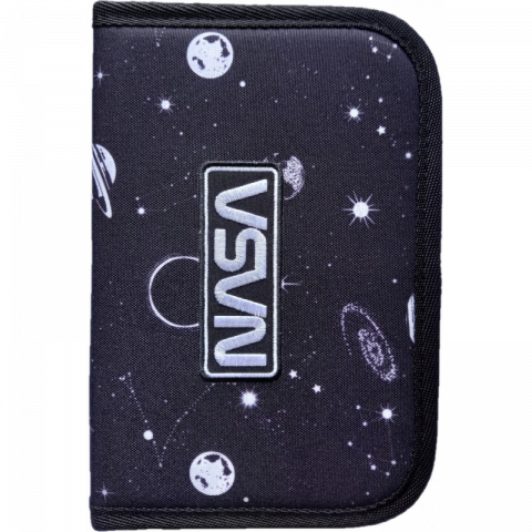 Penar neechipat cu un compartiment ,model Nasa planete,negru,21x14x4 cm [4]
