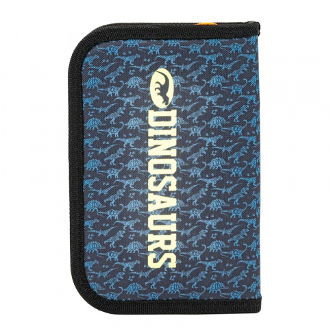 Penar neechipat Dinozaur cu 1 compartiment, diverse culori, textil,20x13x3 cm [2]