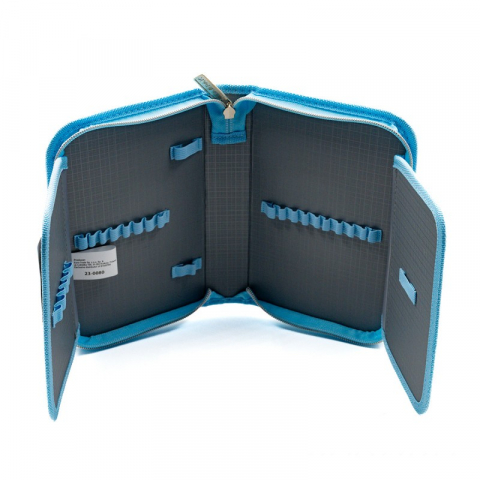 Penar neechipat Doggy,1 compartiment, 2 extensii, roz cu turcoaz,20x14x4 cm [3]