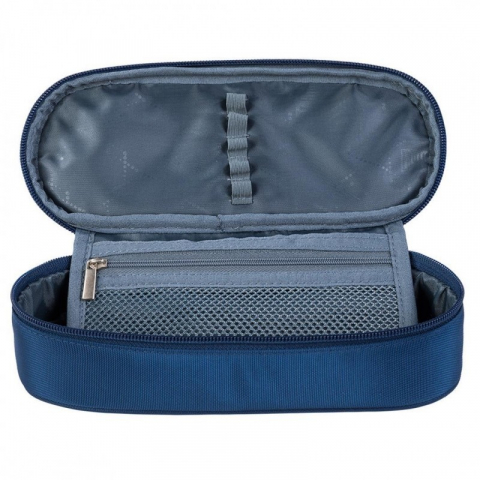 Penar neechipat Navy Blue, 1 compartiment, 1 extensie, bleumarin,23x11x6 cm [1]