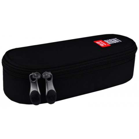 Penar neechipat St. Majewski Black, 1 compartiment, 1 extensie, negru, 23 x 9.5 x 6 cm [2]