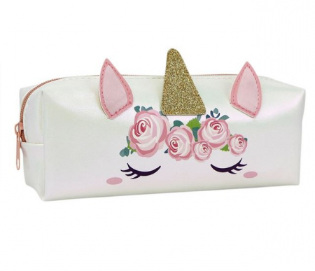 Penar neechipat tip etui Unicorn cu urechi pentru fete [1]