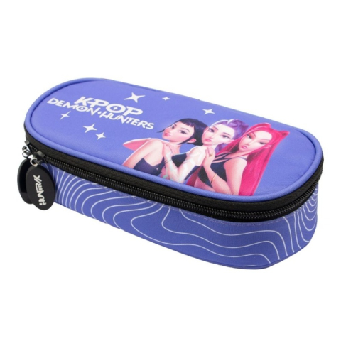 Papetarie & Birotica - Penar oval neechipat St. Majewski KPOP Demon Hunters, 1 compartiment, 24x10x6 cm