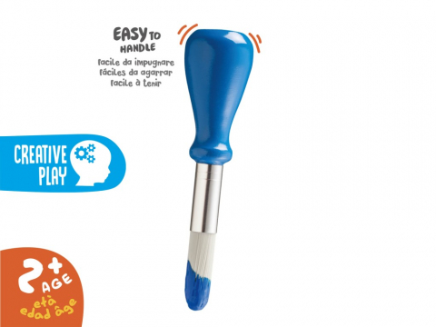 Pensulă groasa  pentru pictat speciala pentru copii mici,+2 ani [1]