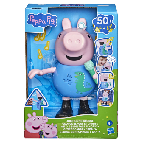 Figurine cu eroi si personaje - PEPPA PIG FIGURINA GEORGE INTERACTIVA CANTA SI GLUMESTE