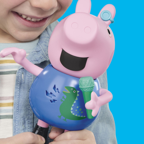 PEPPA PIG FIGURINA GEORGE INTERACTIVA CANTA SI GLUMESTE [6]