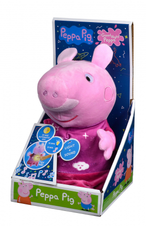 Jocuri si articole copii - Peppa Pig Plus Noapte Bună 25cm 