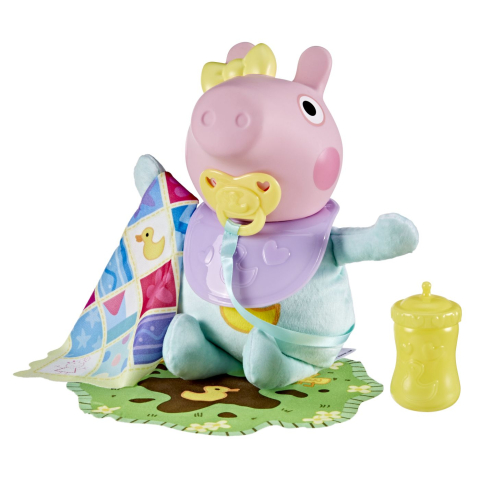 PEPPA PIG SET DE JOACA OINKS AND SNUGGLES PAPUSA EVIE INTERACTIVA CU ACCESORII [6]