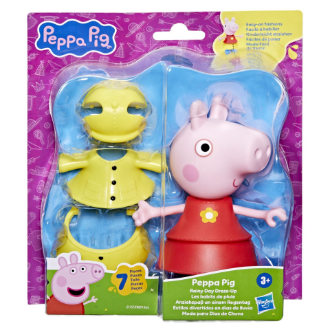 Jocuri si articole copii - PEPPA PIG SET FIGURINA SI ACCESORII VESTIMENTARE PURCELUSA PEPPA PIG 15CM