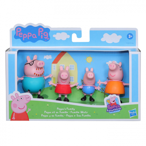 Figurine cu eroi si personaje - Peppa Pig Set Figurine Familia Pig