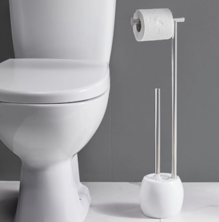 Perie WC cu suport hartie igienica [1]