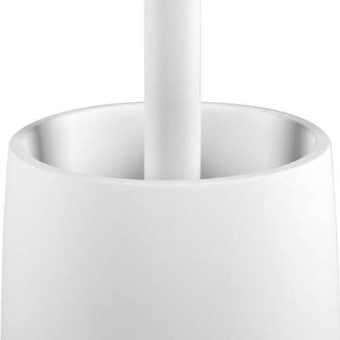 Perie WC din rasina, alb, 10x39 cm [1]